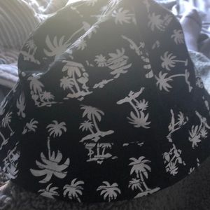 Palm tree bucket hat